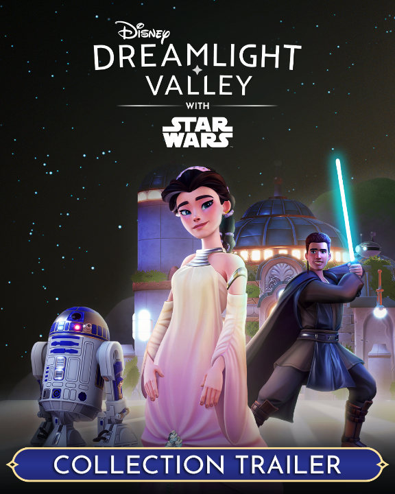 New Premium Shop content on Disney Dreamlight Valley arrives from a galaxy far, far away! Collect iconic ensembles, Anakin Skywalker’s Lightsaber, and even an R2-D2 Companion today on #NintendoSwitch! May the Fourth be with you. 🌟: