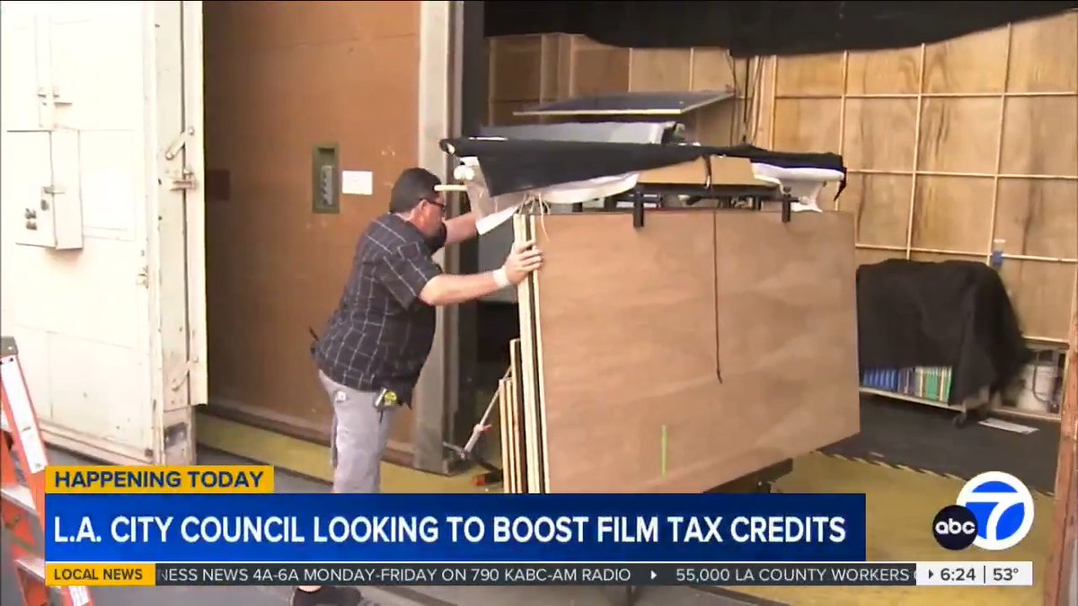 We're working to cut fees and red tape to film on city property so that we keep our signature industry here at HOME.