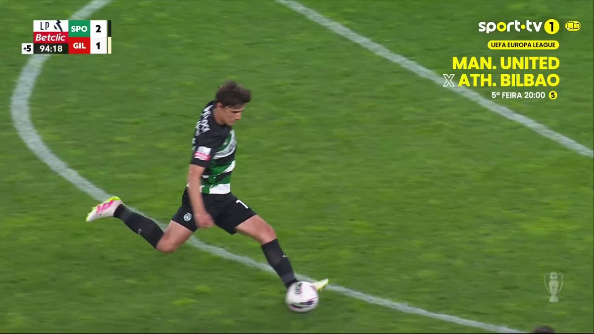 🚨 Le stade du Sporting CP a EXPLOSÉ lorsque Eduardo Quaresma a inscrit le BUT DE LA VICTOIRE contre Gil Vicente !!! 💚🤍🔥🔥