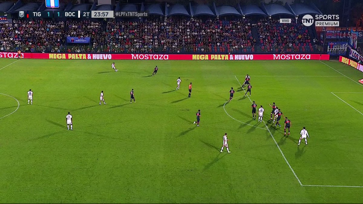 ❌La jugada ANULADA que terminaba en gol de #Battaglia por offside de #MarcosRojo.