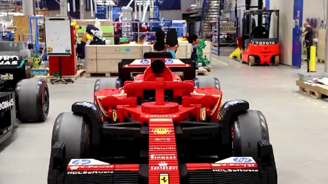 A team of 26 designers, engineers and LEGO builders based at the LEGO Group’s Kladno factory in the Czech Republic created life-like Formula One cars ahead of the Miami Grand Prix