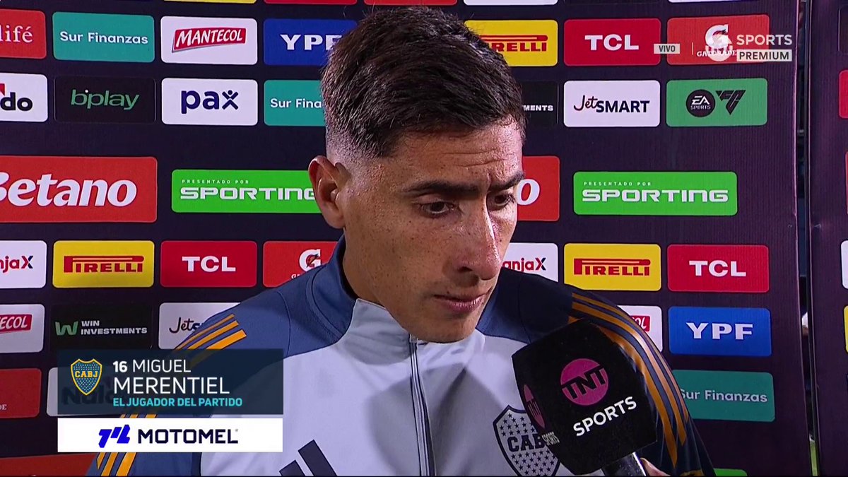 "QUIERO LLEGAR A LA FINAL Y SEGUIR DEMOSTRANDO QUE POR ALGO ESTAMOS EN BOCA" La palabra de Miguel Merentiel tras la igualdad de Boca ante Tigre #LPFxTNTSports