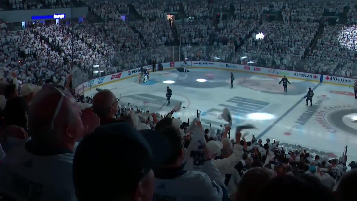There's been 200 Game 7's in NHL history... Tonight is the FIRST in this INSANE Winnipeg atmosphere 😱