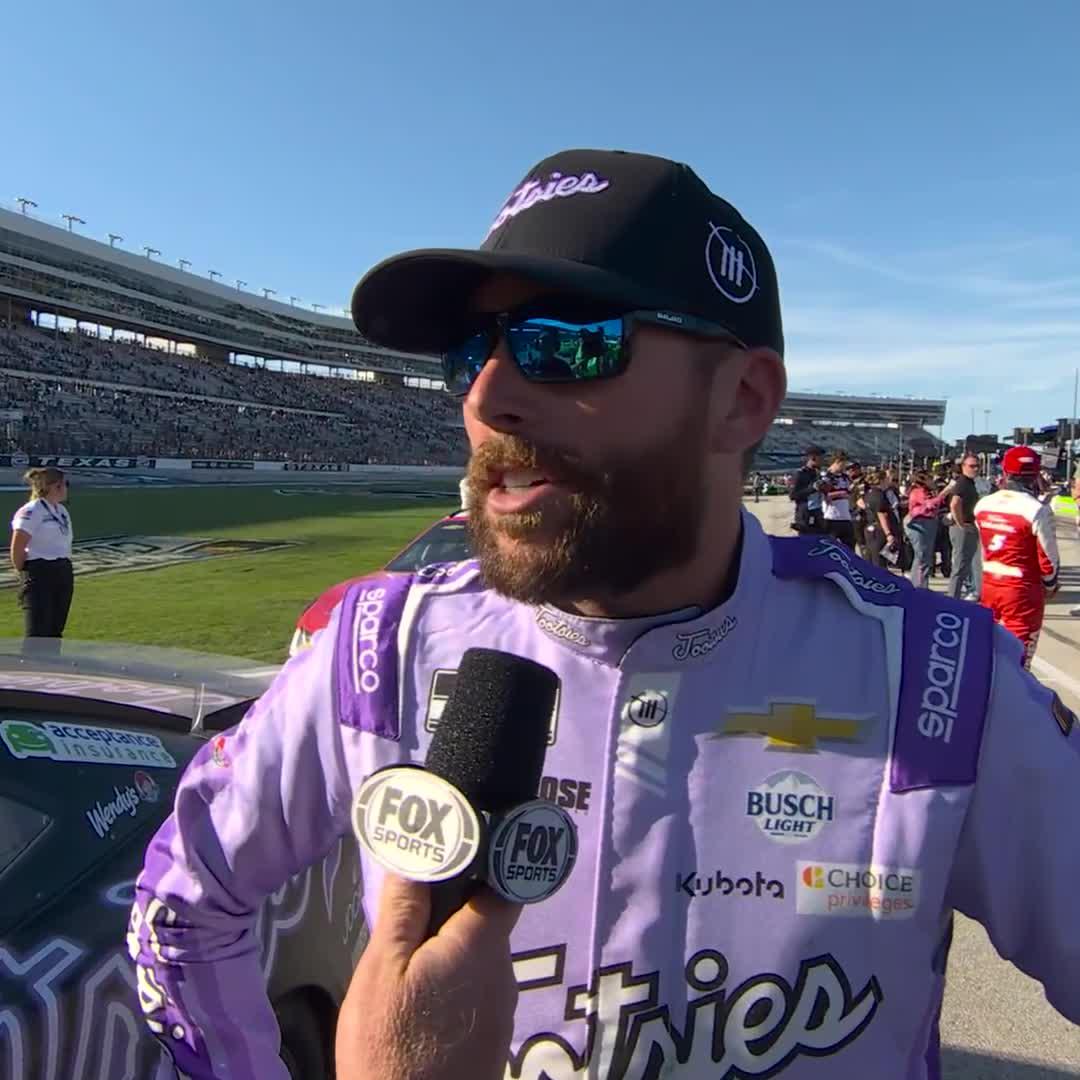 "That's a workin' day." Ross Chastain on a hard-fought P2 effort, his best finish of the season.