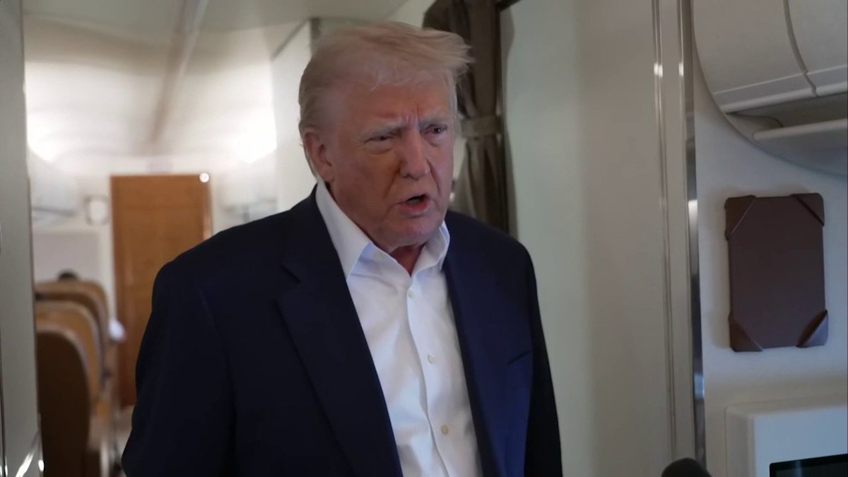 .Donald J. Trump praises Stephen Miller when asked if he's considering him for national security advisor.