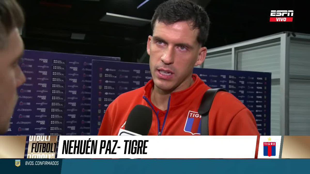 "HASTA QUE NO SE RESUELVA EL TEMA DE LAS MANOS... LA VEZ PASADA CON BOCA NOS TOCÓ A FAVOR Y HOY TAMBIÉN" 👀 Nehuén Paz recordó su gol al Xeneize en la #LigaProfesional 2024 y dejó un tema de debate: ¿Qué te parece? 📺 #DisneyPlus | #ESPNFútbol1