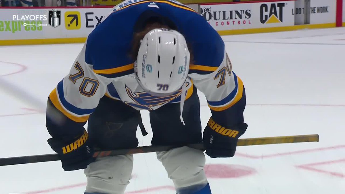 The Jets and Blues left it all out there for 5 periods of hockey... Nothing but respect 🤝