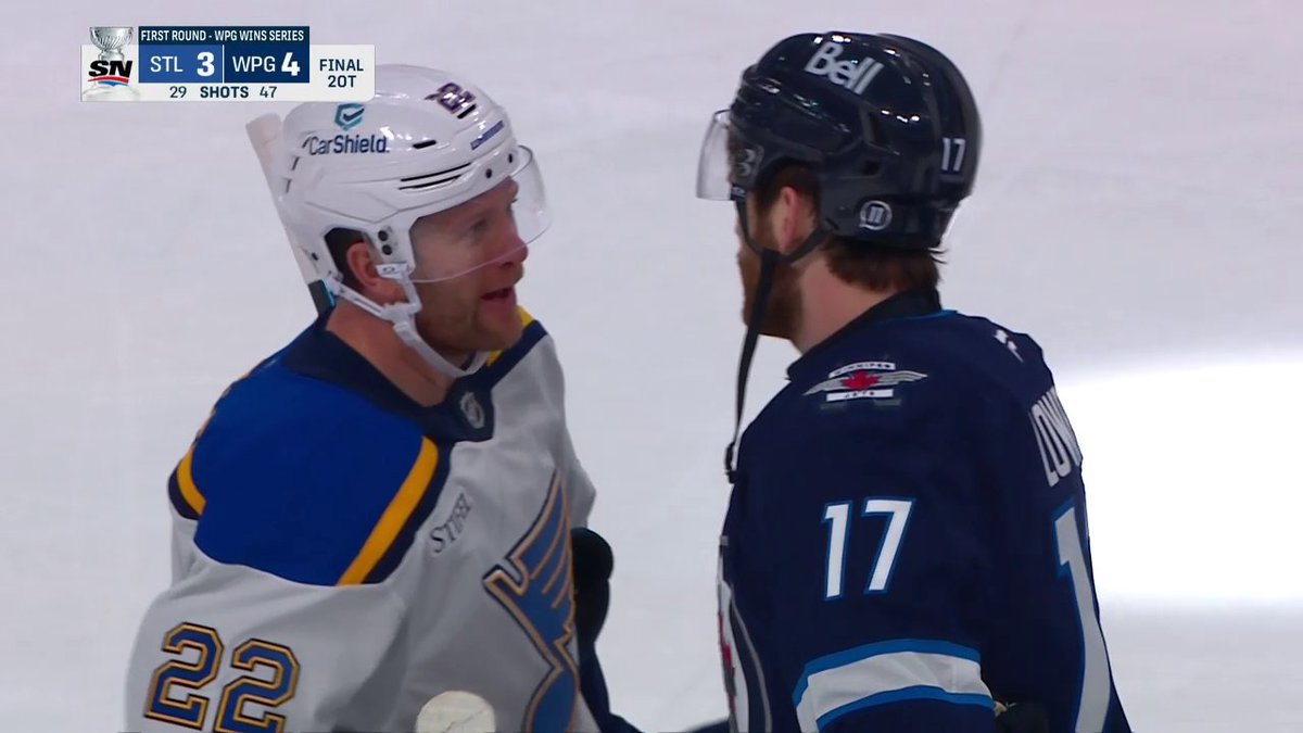 An incredible end to the First Round of the #StanleyCup Playoffs 🤝 #HockeyHandshakes #Game7