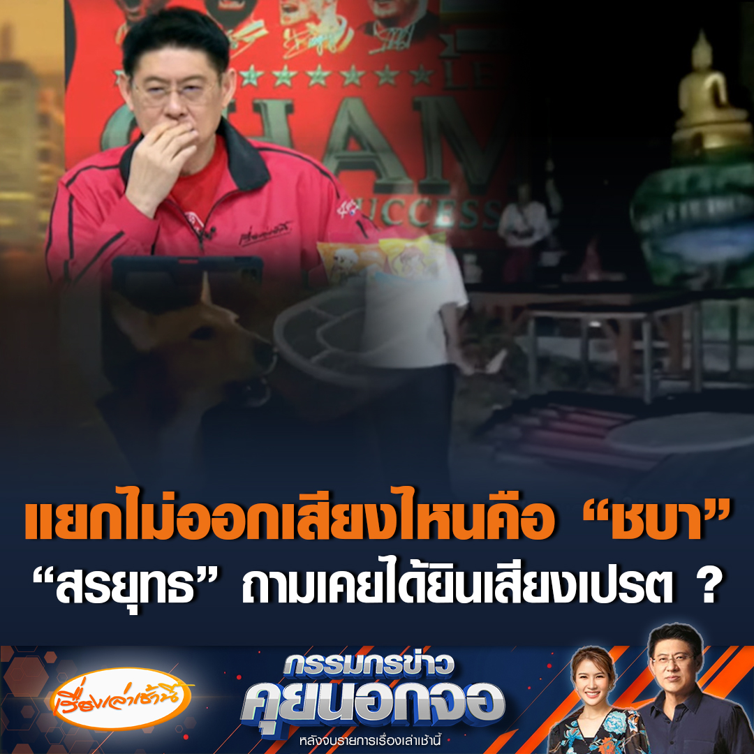 หลวงพี่อัดคลิปเสียงโหยหวนปริศนา ชาวบ้านเชื่อเปรตขอส่วนบุญ ณ วัดชายนา อ.เสนา จ.อยุธยา ด้าน “สรยุทธ” ถามเคยได้ยินเสียงเปรตเหรอ พร้อมเปิดเสียง “ชบา” บอกฟังแล้วแยกไม่ออก #เรื่องเล่าเช้านี้ #ข่าวช่อง3 #กรรมกรข่าวคุยนอกจอ