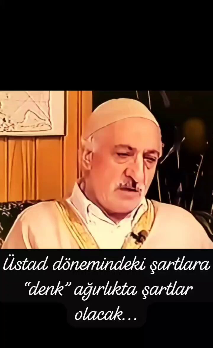 Şartlar daha ağır olacak. Üstad dönemindekine denk, hatta daha ağır olacak. Yerin altını üstüne tercih edeceksiniz. O zaman azm u cehdi ve gayret u ikdamı olan (sebat ve devam ile çalışan) insanlar geleceğe yürüyecek.