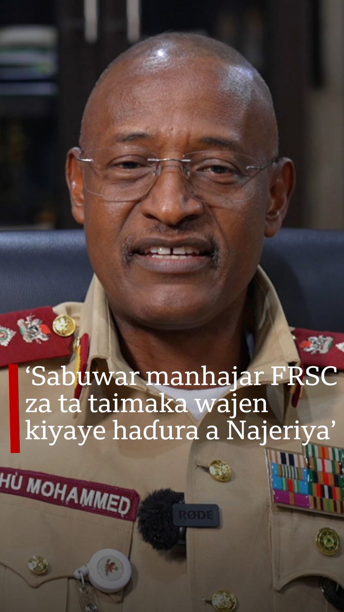 Hukumar kiyaye haɗura ta Najeriya, FRSC ta ƙirƙiri manhajar da ke ankarar da direba idan yana gudu fiye da kima, ko hanya ta lalace, a wani mataki na rage haɗura a ƙasar. Shugaban hukumar, Mohammed Shehu ya nuna wa BBC yadda manhajar ke aiki da abubuwan da ta ƙunsa.