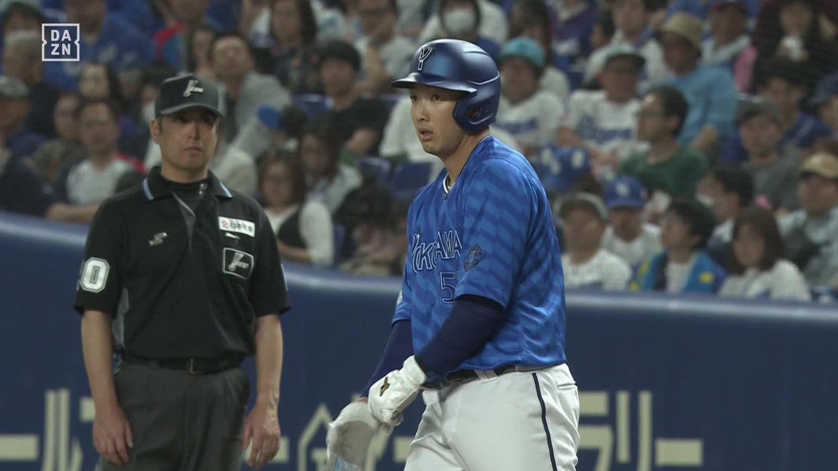 #ケイ 選手を援護する #山本祐大 選手の逆転打！💪 🎦⚾️DAZNベースボール #バンテリンドームナゴヤ #横浜奪首 #baystars