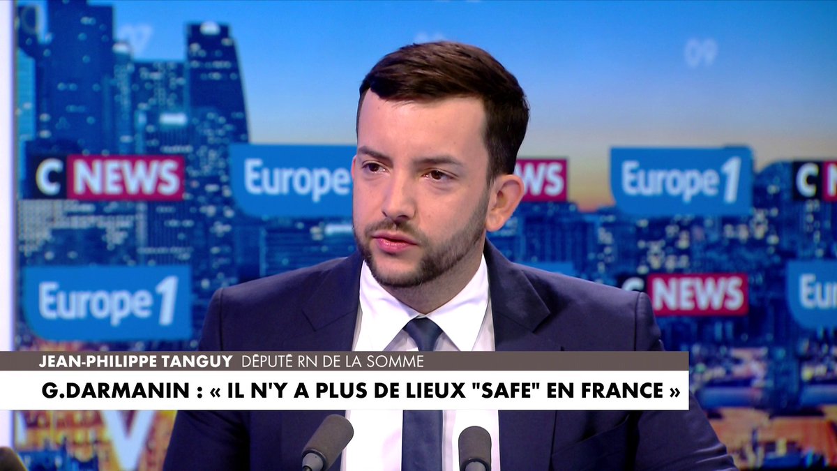 Jean-Philippe Tanguy, député RN de la Somme, sur les propos de Gérald Darmanin : «Cette incohérence permanente prend les Français pour des imbéciles» dans #LaGrandeInterview