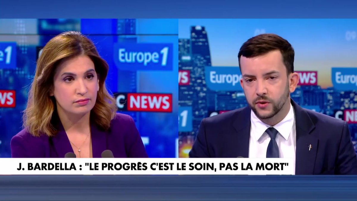 Fin de vie : "J'ai toujours été favorable à l'euthanasie et à la fin de vie" affirme Jean-Philippe Tanguy Ⓜ️ #LaGrandeITW #Europe1