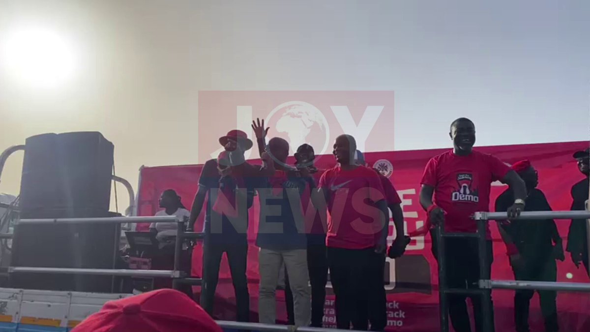 “NPP will be back in 2028!” – Stephen Amoah drops a bold prediction at #SaveTheJudiciaryDemo. #JoyNews