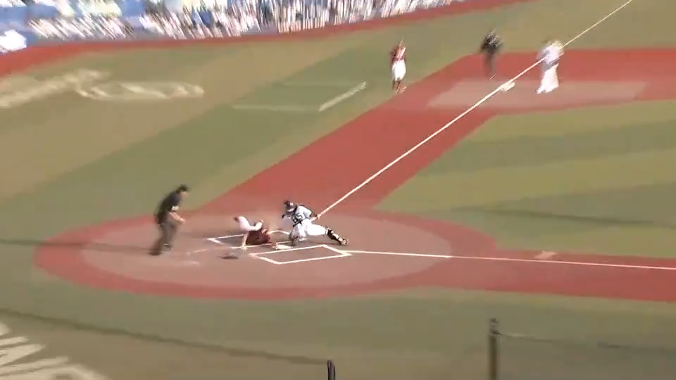 【6回表：M 1-2 E】 足で魅せる！！ #小深田大翔 選手、四球で出塁し盗塁に成功すると相手のミスを誘い一気に三塁へ！ フィルダースチョイスで本塁生還！ #RakutenEagles #キ！