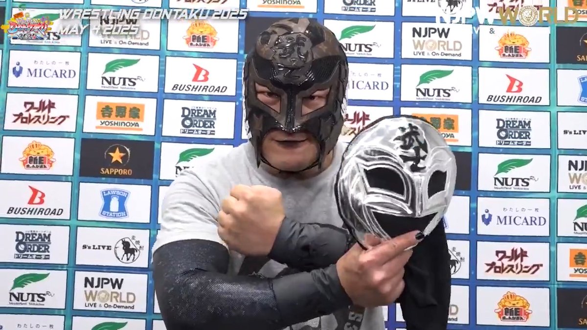 .@BUSHI_njpw Wrestling Dontaku 2025 (May.4th, 2025) Backstage comments! Watch FREE|無料公開中 ⇒ 5/4(日・祝) #njDONTAKU のBSコメントを #NJPWWORLD で無料公開中! #NJPW