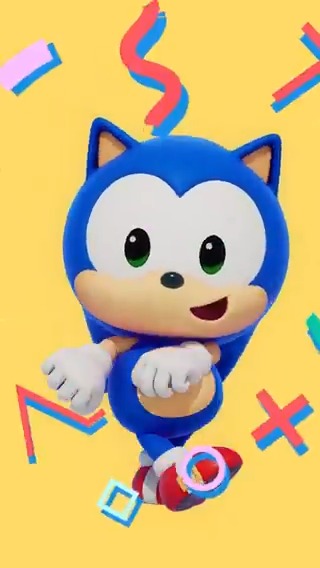 コンニチワ😉🌟 キュートなソニックたちが送るショートアニメ🦔💙 『SONIC ＆ FRIENDS』の最新ダンス動画を公開👍 ̖́-︎ 👇音声ありの動画はこちら👇 #ソニフレ