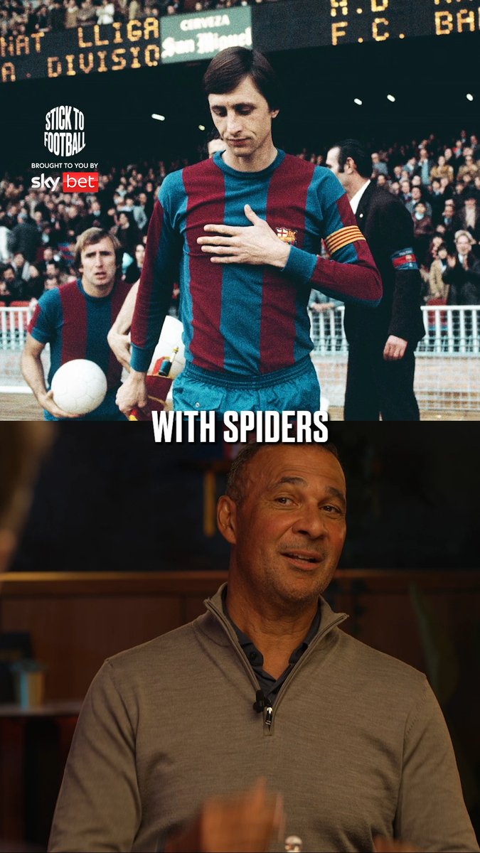 “He prepared me for that, and he was absolutely right!” ❤️ When Johan Cruyff speaks, you listen! 👂