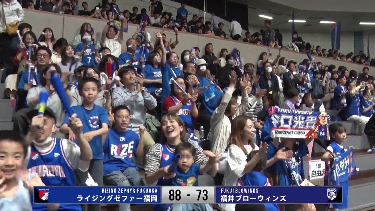 福岡がホームで2連勝しセミファイナル進出! 7年ぶりのB1復帰へ挑みます! ライジングゼファーフクオカ 📡バスケットLIVEで見逃し視聴 #Bリーグ #りそなグループ #B2プレーオフ