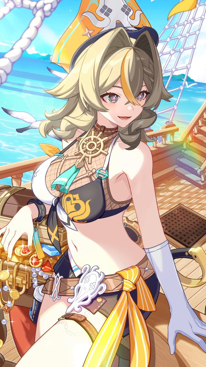 Happy birthday, Vill-V! Head to HoYoLAB and celebrate her birthday to win Crystals and redemption code! >> #VillVBirthdayParty #VillV #HonkaiImpact3rd
