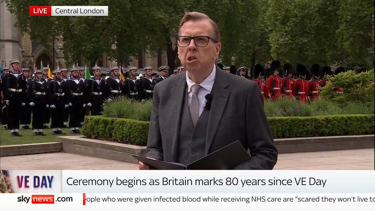 'This is not a victory of a party, or of any class. It's a victory of the great British nation as a whole.' Actor Timothy Spall performs Churchill's victory speech that he made in May 1945, as Britain marks its 80th anniversary since VE Day. 📺 Sky 501