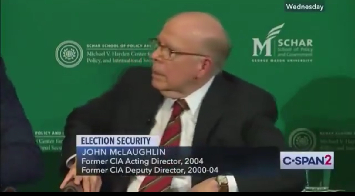 MarthaStemberg1 Today, Brookings run the Brookings Intelligence Project which includes private events to discuss covert action, CIA liaison relationships, and CIA priorities. That project includes John McLaughlin, the CIA Deputy Director who said “Thank God for the Deep State” to take out Trump