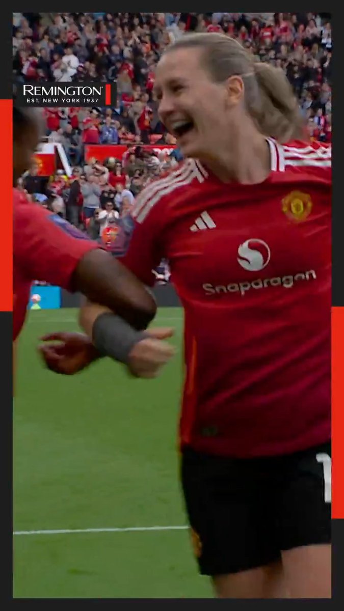 Great goal. Even better celebration 💃🔥 #MUWomen || Remington UK