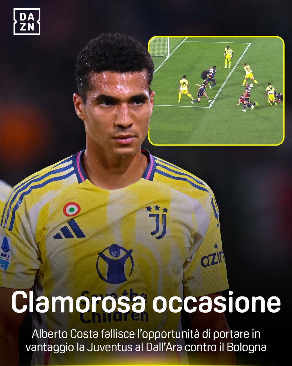 quest'azione riassume tutta la mediocrità dell'attuale Juventus. Alberto Costa, 15 milioni a gennaio, non riesce nemmeno a tirare a porta vuota. Locatelli completa l'opera.