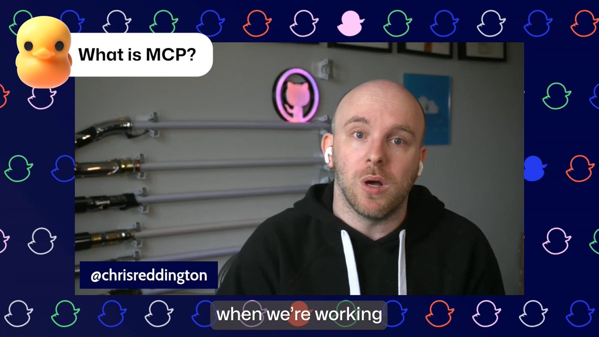 👋 Meet the Model Context Protocol (MCP): the open standard allowing apps to feed vital context to LLMs. Why is this protocol so important? Because context is what turns those generic AI replies into relevant, useful assistance tailored to your work. In this video, ☁️ Chris Reddington explains how MCP delivers this crucial info and why it makes such a difference for AI pair programmers like GitHub Copilot. 💡