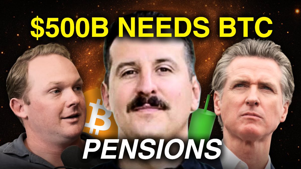 TFTC w/ Dom Bei: "CalPERS had 4 CIOs in 5 years. The broken incentives are obvious. I'm running to fix this." We discuss: ⚡️ How pensions got to this point ⚡️ Impact of failure ⚡️ CalPERS politicized ⚡️ How pensions should approach bitcoin ⚡️ Energy/mining