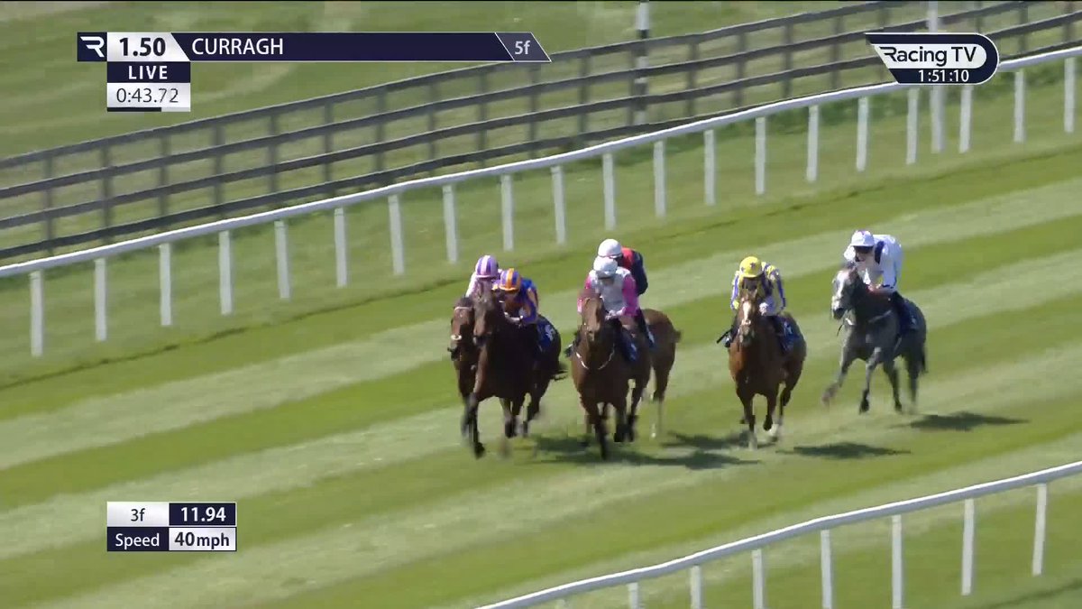 That's impressive 👏 Lady Iman (Starman) lands Listed honours almost like it's a piece of work as this exciting filly remains unbeaten for Ger Lyons and Colin Keane The Curragh Racecourse