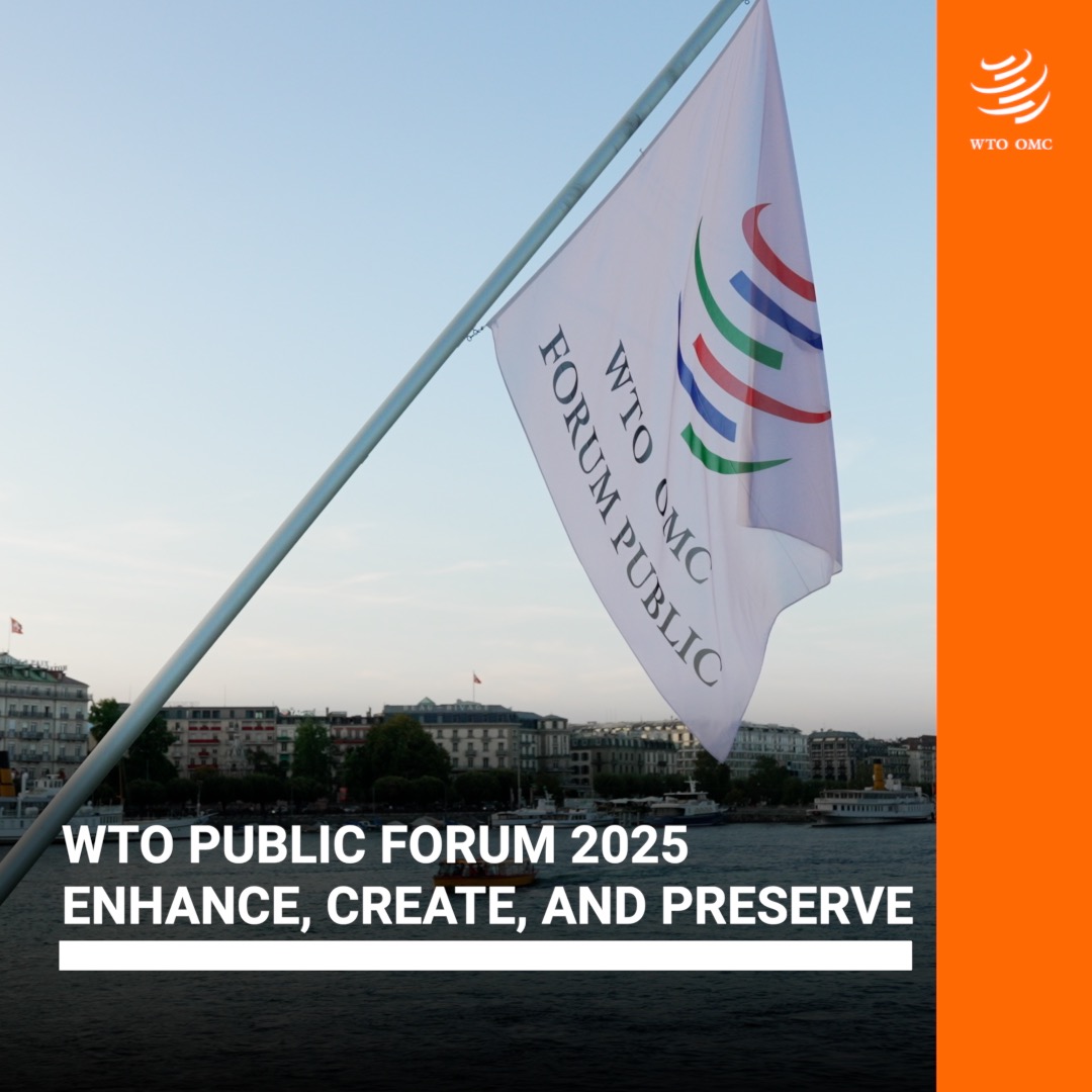 Digital trade is here — and it’s moving fast. How can we ensure it delivers for everyone? Join us from 17–18 September at the 2025 #WTOPublicForum to explore how to enhance, create, and preserve in the digital era of global trade. Register now: