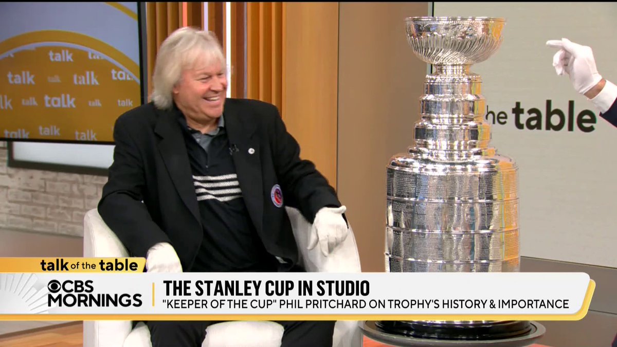 The Stanley Cup stands out among professional sports trophies because it is the same one each and every year, Phil Pritchard, the Cup’s full-time keeper since 1988, tells CBS Mornings: “Your name goes on it with your heroes.”