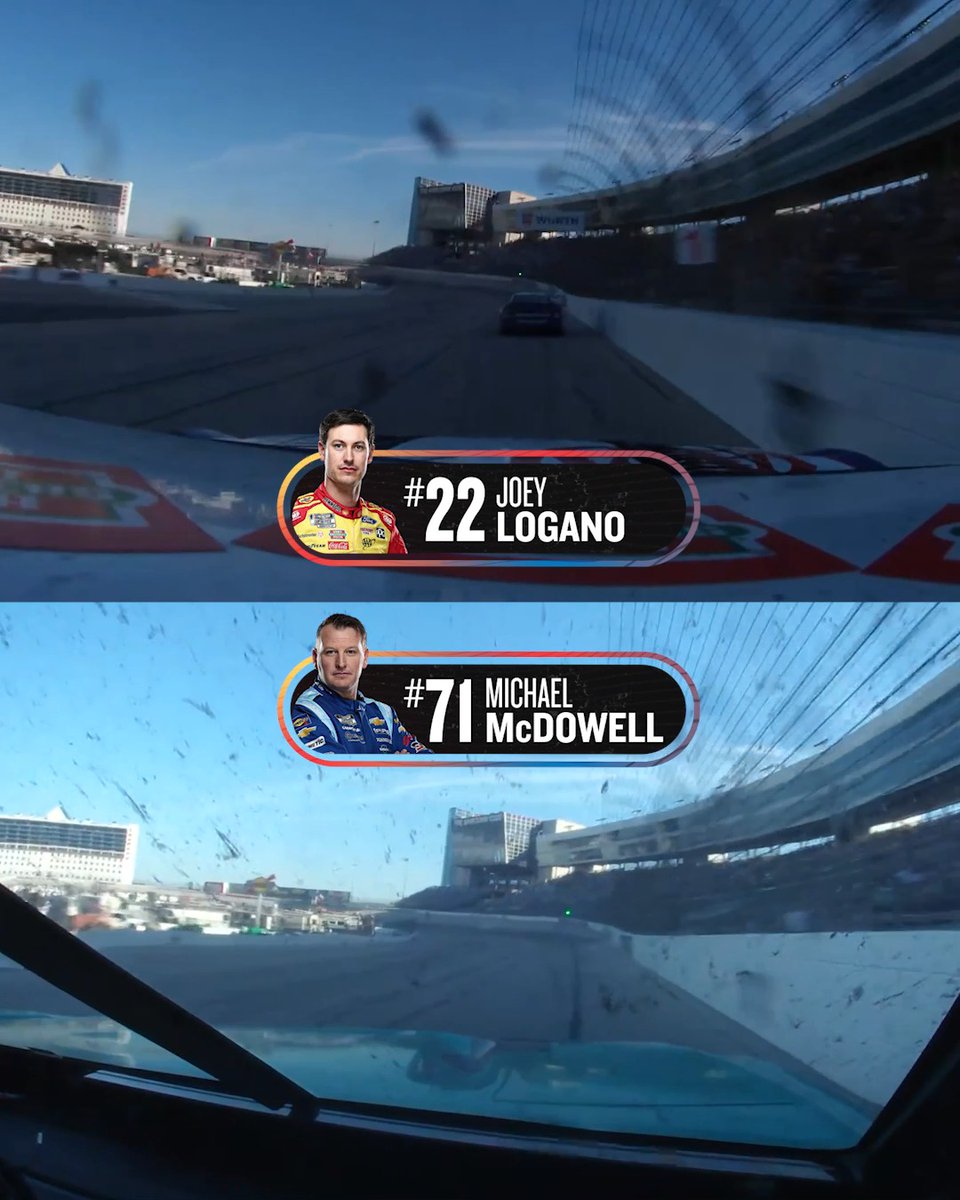 A driver in Joey Logano who will make any move necessary to win. 🏁