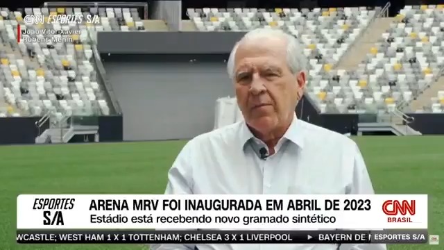 Sempre buscando o melhor para a nossa casa! 🏠🐔 Em entrevista à CNN Esportes, Rubens Menin destacou a importância e evolução da Arena MRV para um Galo sempre protagonista! 💪🏼 👉🏻 Programa completo: