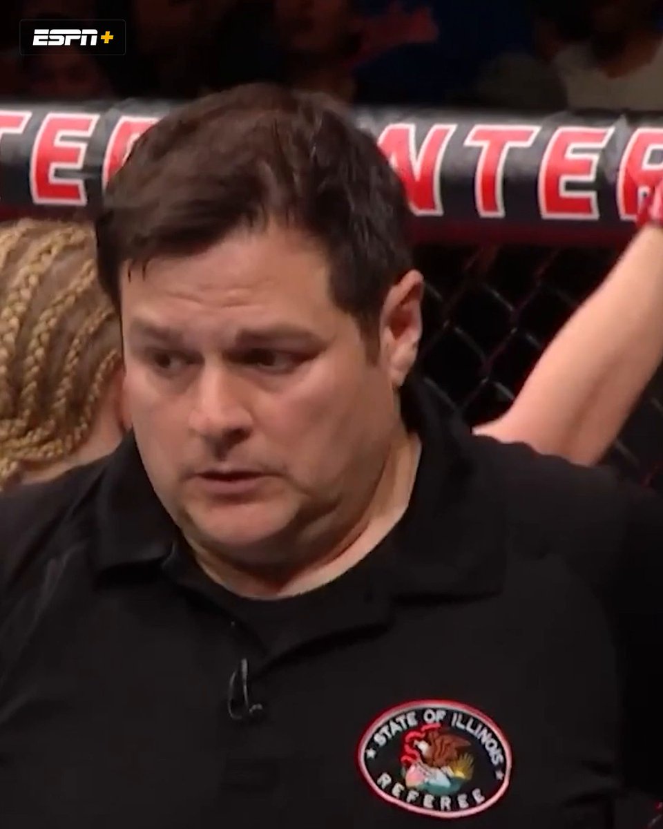 The ref's reaction to Valentina Shevchenko's knockout of Jessica Eye 🤯 #UFC315