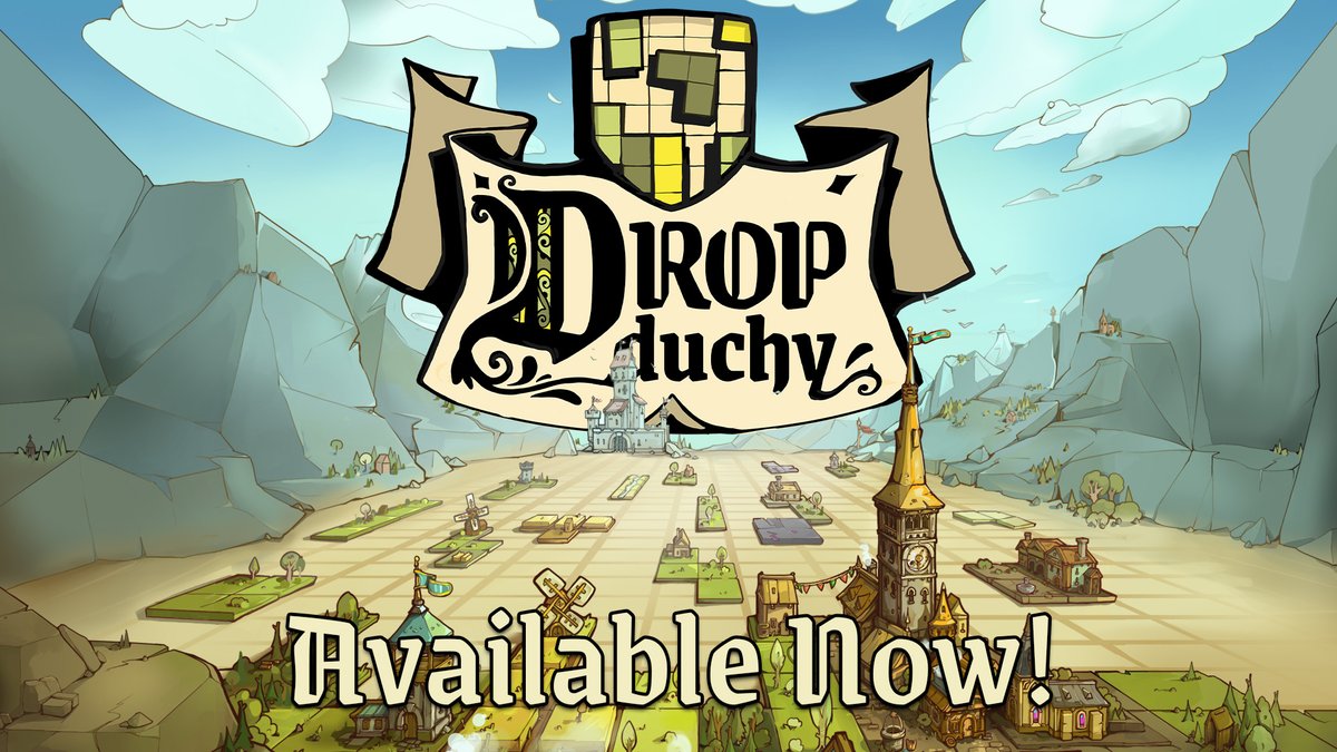 Drop Duchy is now AVAILABLE on Steam! 🧩 build your duchy piece by piece ⚔️ rally your forces and storm through fierce armies 🃏 customize your deck with +110 unique (unlockable) cards 🔁 enjoy endless replayability in this hybrid rogue-lite game