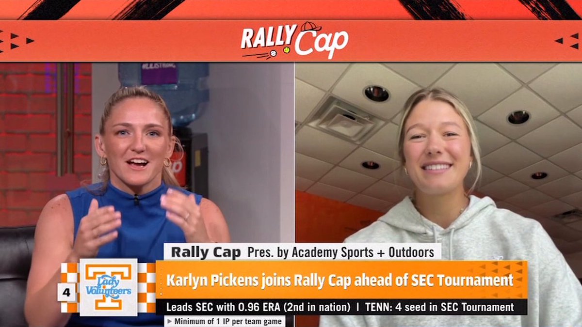 She threw the fastest pitch in NCAA softball history: 78.2 MPH 🔥 Karlyn Pickens is Haylie McCleney’s Pitcher of the Year 🏆 Tennessee Softball | Haylie McCleney