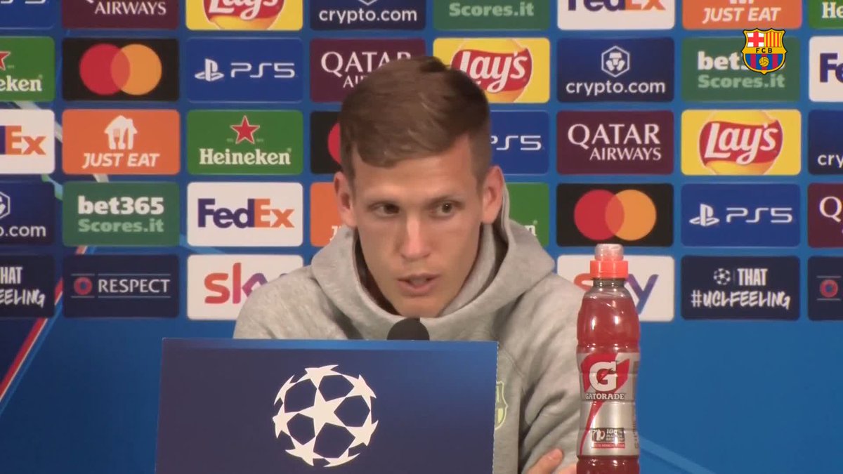 🎙️ DANI OLMO: “This is a big opportunity. It's extra motivation.” #InterBarça UEFA Champions League