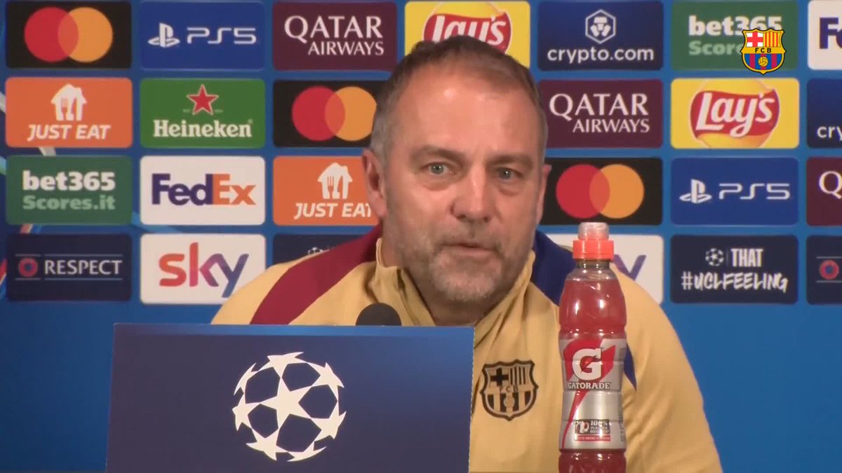 🎙️ HANSI FLICK: "Lamine is a genius." #InterBarça UEFA Champions League
