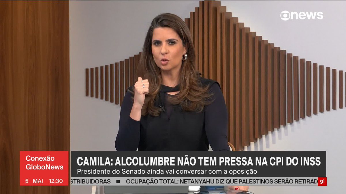 Camila: Davi Alcolumbre não tem pressa para a CPI do INSS. Presidente do Senado ainda vai conversar com a oposição. Davi tá de boa, não é ele que está sendo roubado. Cretino!