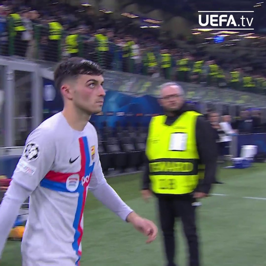 🎥 La exhibición de Pedri González en el campo del Inter en la 2022/23 ⭐ 𝐂𝐑𝐀𝐂𝐊 ⭐ #UCL