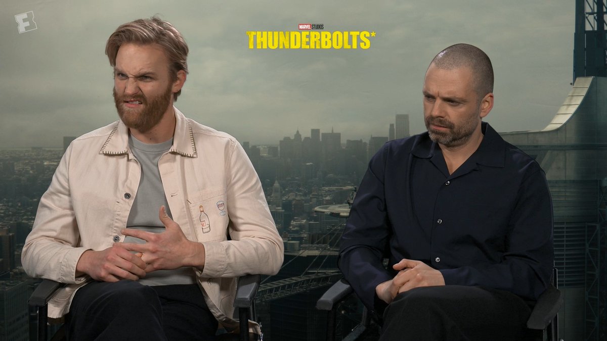 Sebastian Stan and Wyatt Russell shared their thoughts on the title switch in #Thunderbolts*. See them come together on the biggest screen possible in #TheNewAvengers, in theaters NOW! Reserve your seats here👇