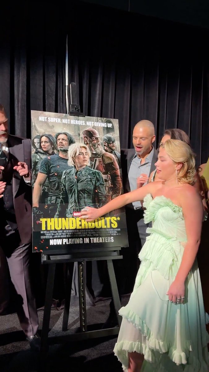 The cast of Marvel's #̶T̶h̶u̶n̶d̶e̶r̶b̶o̶l̶t̶s̶* #TheNewAvengers reveal their new name.