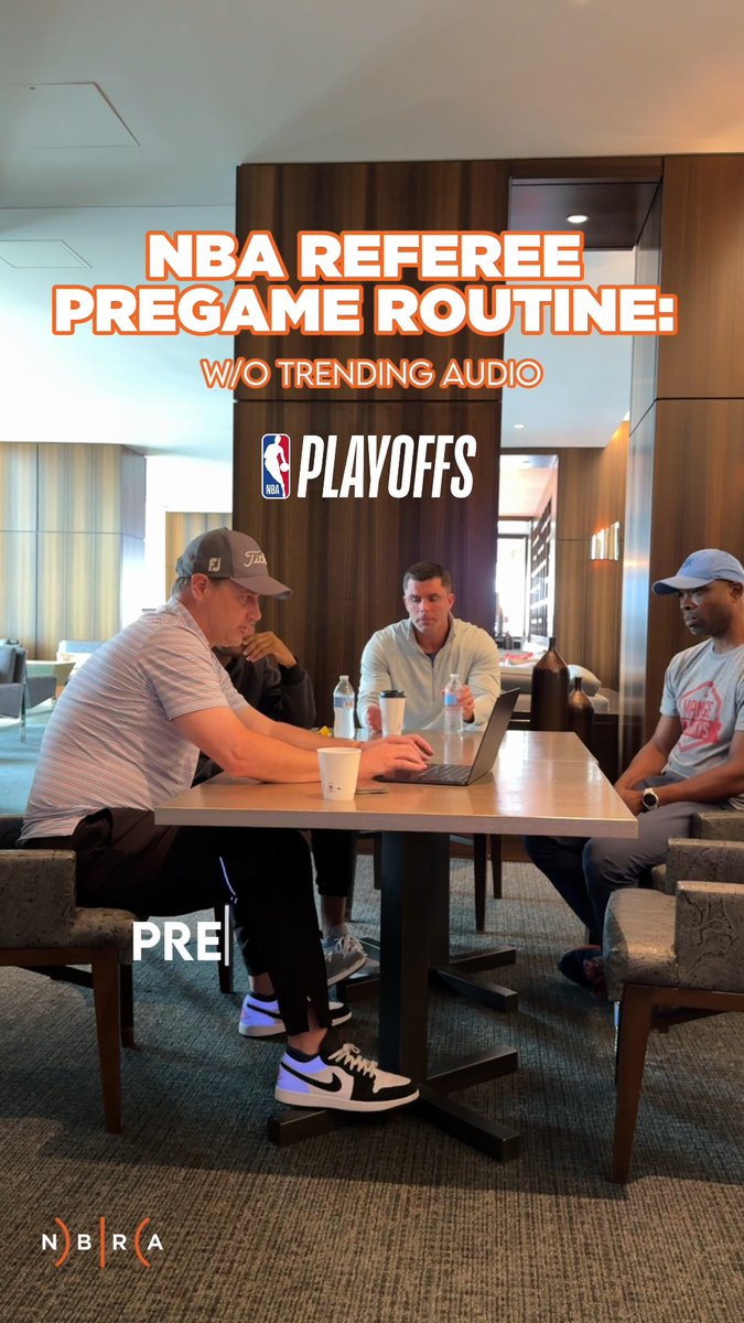 🏀 NBA REFEREE PREGAME ROUTINE | W/O TRENDING AUDIO 🔇 Hear the game from a Referee’s perspective – listen to the sounds of an NBA Referee’s pre-game routine during the NBA Playoffs.
