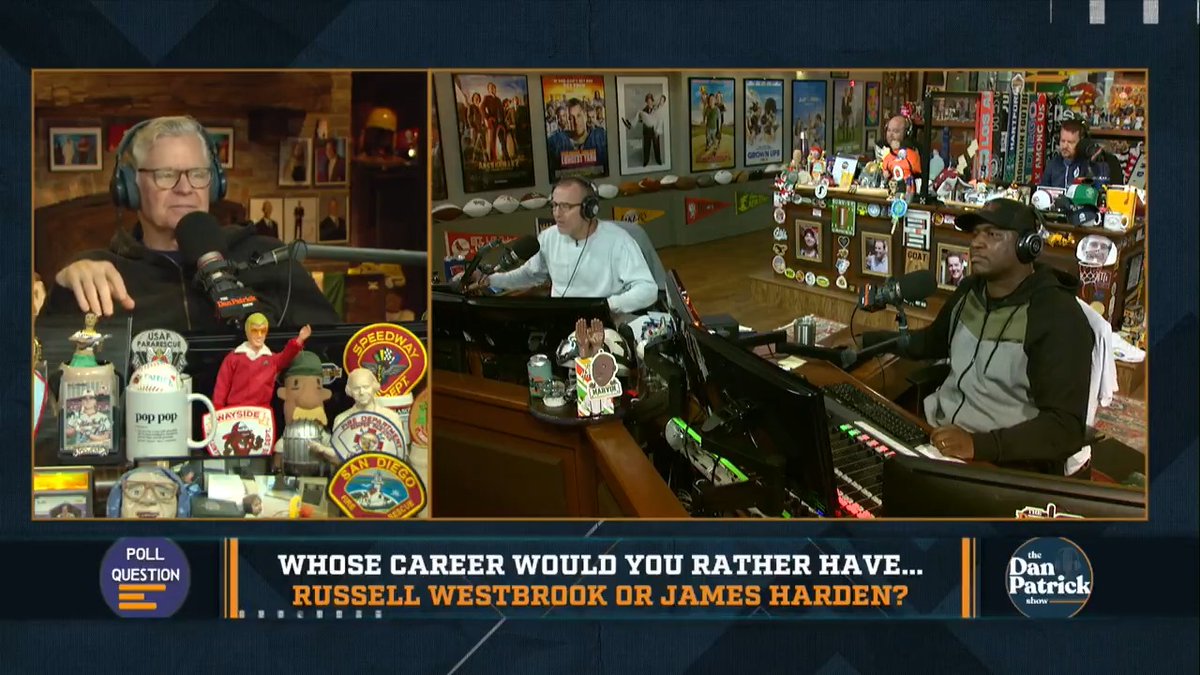 Whose career would you rather have: Russell Westbrook or James Harden?