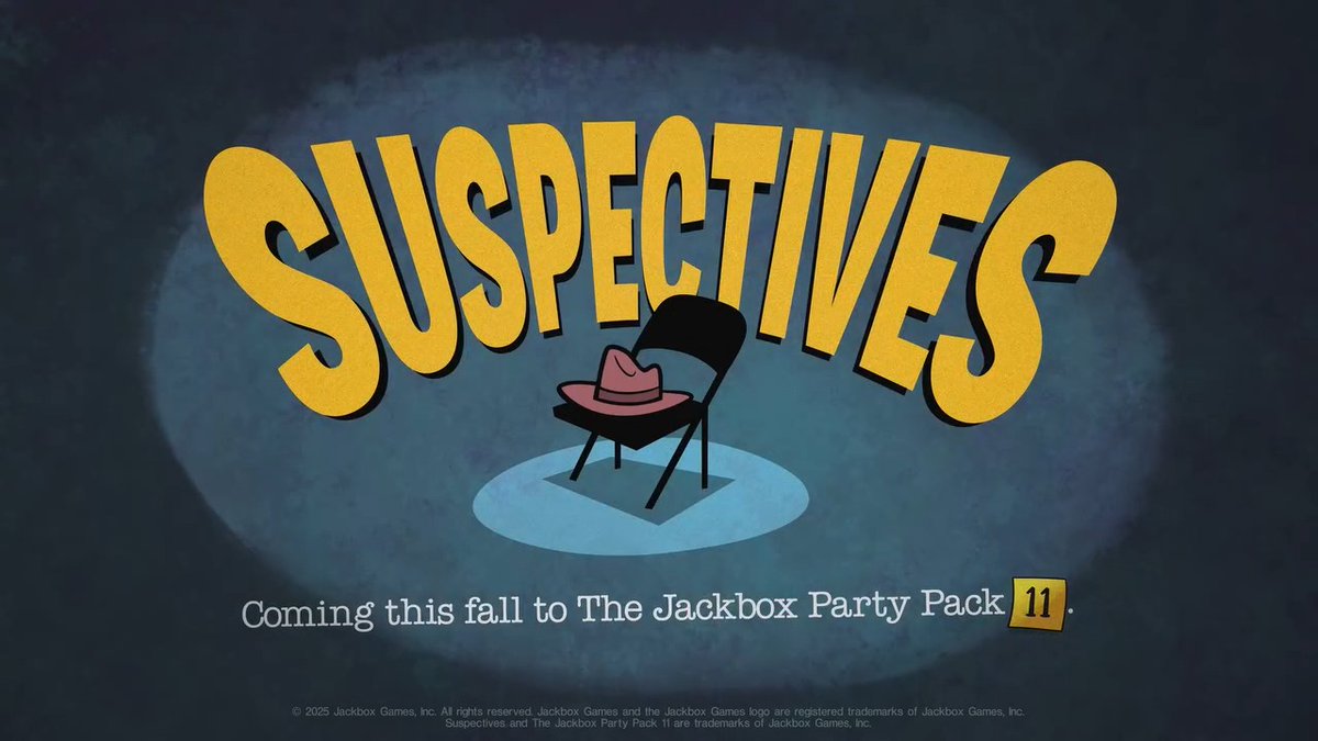 Check out our first game in Party Pack 11: Suspectives! Work with your fellow detectives in this social deduction game to uncover real life details that point to just one person.... THE CULPRIT! 🕵️ Can you get away with the crime, even when all evidence points to you? 🔎