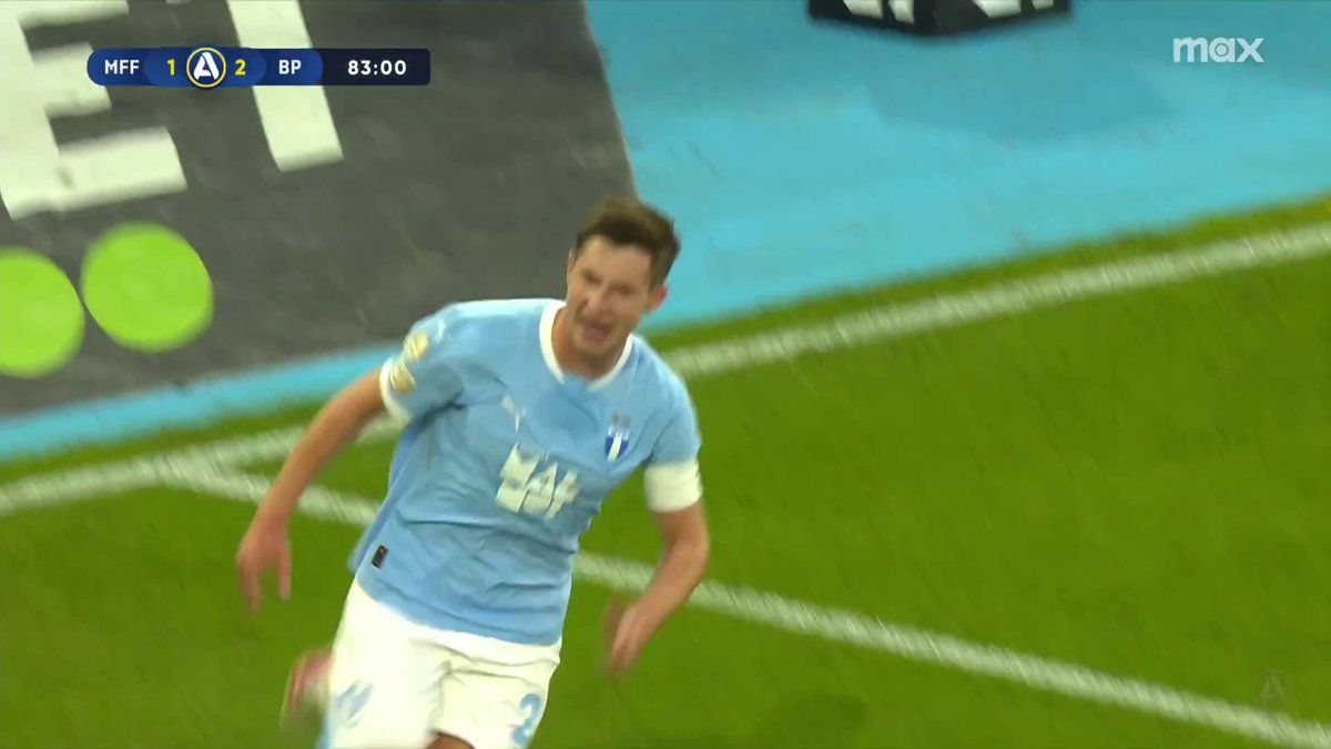 Lasse Berg Johnsen reducerar för MFF! 📲 Se Allsvenskan på Max