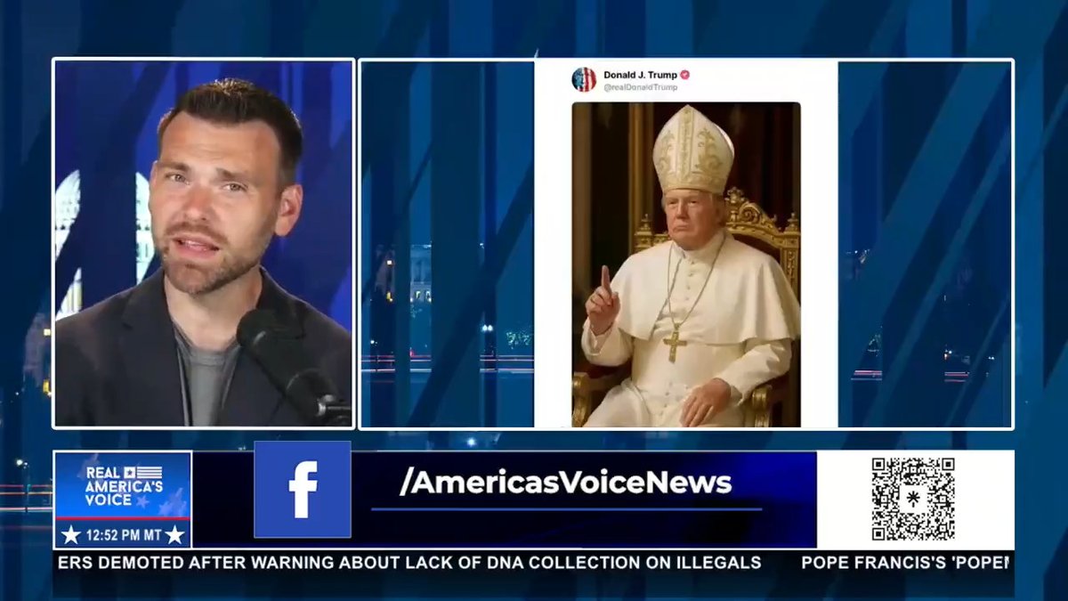 MEDIA GOES CRAZY OVER TRUMP POPE MEME, BUT BIDEN WAS "A GOOD" CATHOLIC PRESIDENT? Jack Poso 🇺🇸 makes the argument what we had going on under our "catholic president" Biden.